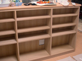 特注カウンター下収納